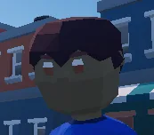 Open-world game character portrait